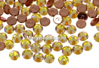 Swarovski, hotfix, ss10, citrine shimmer, 2.7mm - x20
