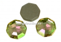 Swarovski, cabochon solaris, luminous green, 8mm - x2