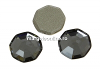 Swarovski, cabochon solaris, silver night, 14mm - x1