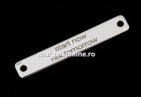 Link, Start now...., 925 silver, 23mm  - x1