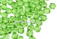 Swarovski, margele bicone, peridot, 2.5mm - x20