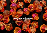 Swarovski, margele bicone, astral pink, 3mm - x20