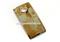 Swarovski, urban pendant, bronze shade, 30mm - x1
