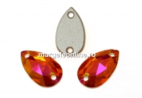 Swarovski, link picatura, astral pink, 12x7mm - x1