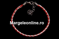 Bratara martisor matase cerata, 4mm - x2