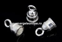 Clasp for bracelets or necklaces, 925 silver, inside 4mm - x2