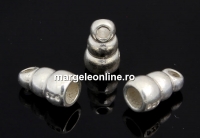 Clasp for bracelets or necklaces, 925 silver, inside 2.5mm - x2