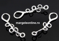 Link bail, 6 loops, 925 silver, 24.5mm - x1