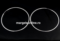 Earring findings, 925 silver, 45mm - x1pair