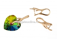 Pendant bail, rose gold-plated 925 silver, 19mm - x1