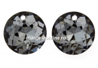 Swarovski, pandantiv chaton, silver night, 8mm - x2