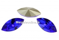 Swarovski navette, fancy chaton, majestic blue, 8mm - x4