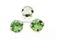 Swarovski, chaton montees, peridot, 3.5mm - x20