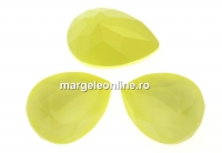 Swarovski drop fancy, powder yellow, 14x10mm - x1