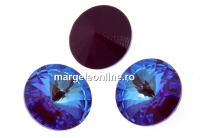 Swarovski, rivoli, burgundy DeLite, 14mm - x1