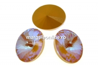 Swarovski, fancy oval, ochre DeLite, 14x10.5mm - x2