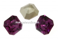 Swarovski, chaton imperial square, amethyst, 10mm - x1