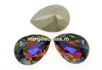Swarovski, drop fancy, volcano, 14x10mm - x1
