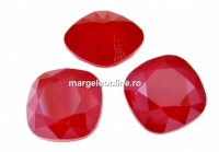 Swarovski, fancy square, royal red, 10mm - x1