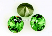 Swarovski, chaton SS34, fern green, 7mm - x2