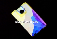 Swarovski, rose cut pendant, aurore boreale, 13mm - x1