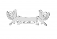 Link, doves, 925 silver, 32mm  - x1