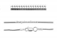 Chain 1.5mm, 925 silver, 55cm - x1