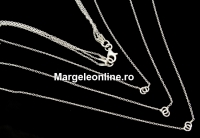Triple chain for 3 links, 925 silver, 35+42+45cm - x1