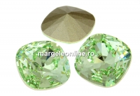 Swarovski, fancy square, chrysolite, 10mm - x1