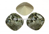 Swarovski, fancy square, black diamond, 8mm - x1