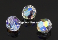 Swarovski, margele, fatetat, crystal shimmer, 8mm - x2