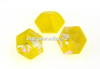 Swarovski, fancy Kaleidoscope hexagon, sunshine DeLite, 9.4mm - x1