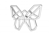 Link, butterfly, 925 silver, 21x15mm - x1