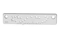 Link constelatie zodia Scorpion, argint 925, 20mm - x1