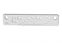 Link, zodiac Scorpion constellation, 925 silver, 20mm - x1