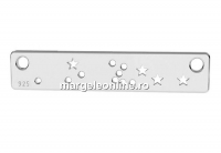 Link constelatie zodia Varsator, argint 925, 20mm - x1