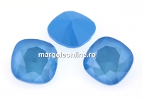 Swarovski, fancy square, summer blue, 12mm - x1