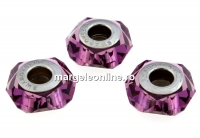 Swarovski, becharmed fortune, amethyst, 14mm - x1