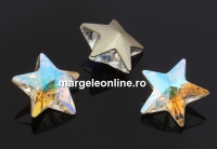 Swarovski, fancy star, blue aurore boreale, 10mm - x1