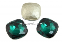 Swarovski 4483, fantasy cushion, emerald, 10mm - x1