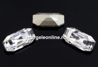 Swarovski 4595, Elongated Imperial, crystal, 16x8mm - x1