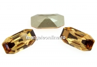 Swarovski 4595, Elongated Imperial, light colorado topaz, 8x4mm - x2