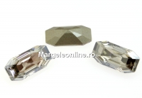 Swarovski 4595, Elongated Imperial, silver shade, 8x4mm - x2