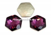 Swarovski 4683, fantasy hexagon, amethyst, 14mm - x1