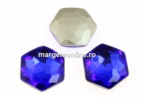 Swarovski 4683, fantasy hexagon, majestic blue, 12mm - x1