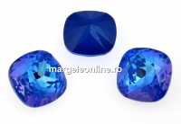 Swarovski, fancy square, Royal Blue DeLite, 12mm - x1