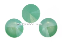 Swarovski, rivoli, mint green, 10mm - x2