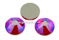 Swarovski, cabochon, light siam shimmer, 6mm - x4