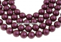 Swarovski pearl, elderberry, 6mm - x100