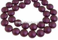 Perle Swarovski disc, elderberry pearl, 10mm - x10